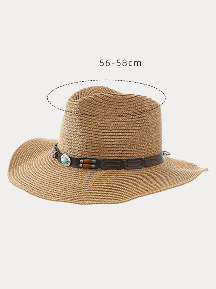 Classic Summer Straw Fishing Beach Hat