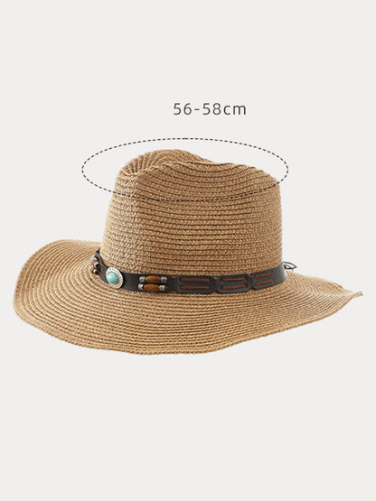 Classic Summer Straw Fishing Beach Hat