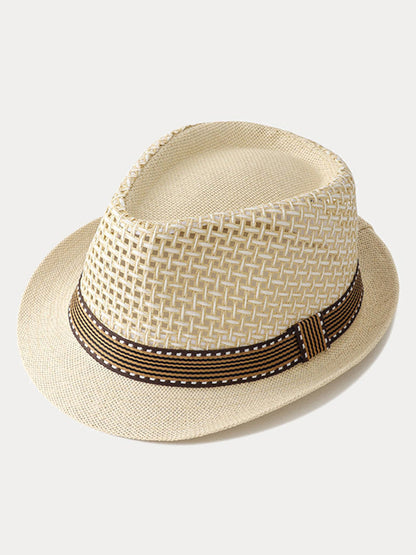 Unisex Summer Straw Panama Hat