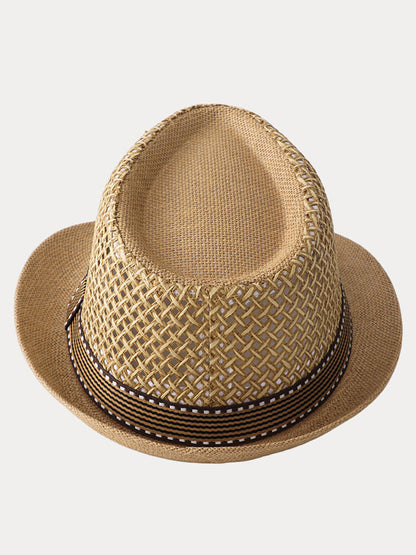 Unisex Summer Straw Panama Hat