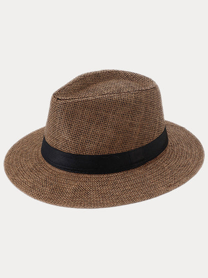 Unisex Structured Panama Straw Hat