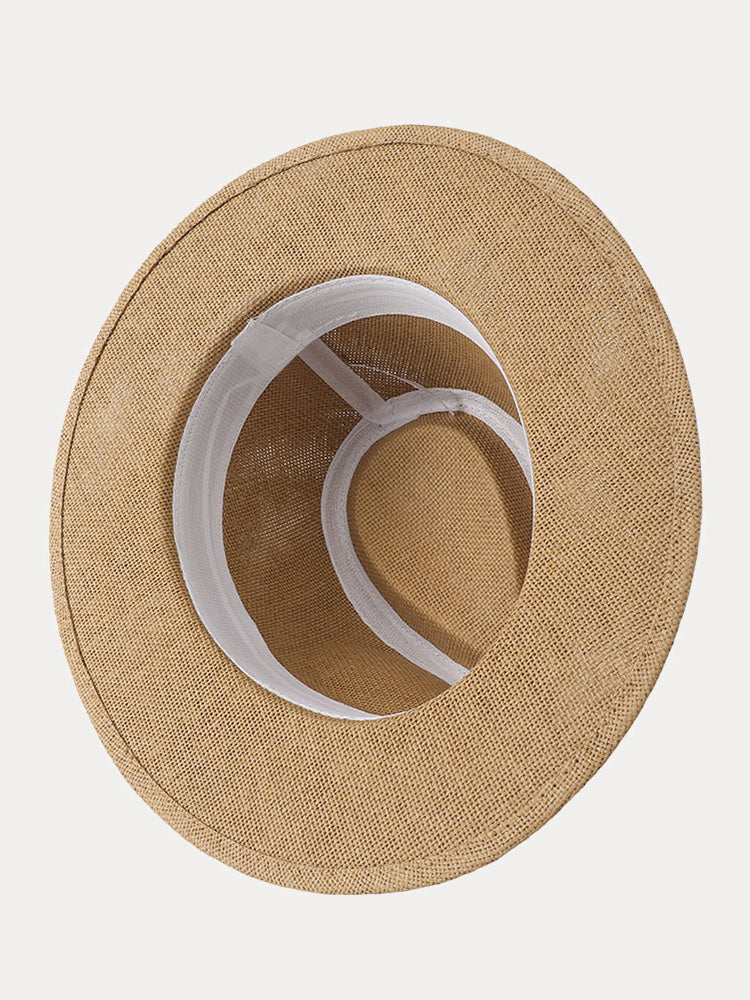 Unisex Structured Panama Straw Hat