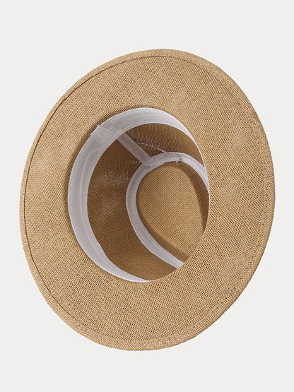Unisex Structured Panama Straw Hat