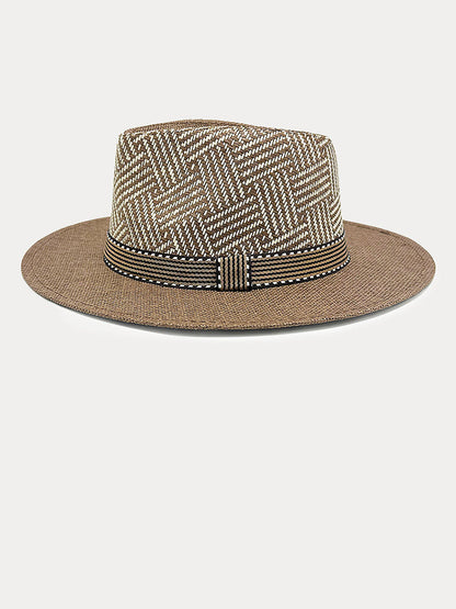 Airy Mesh Perforated Panama Fedora