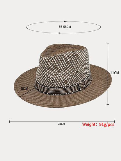 Airy Mesh Perforated Panama Fedora