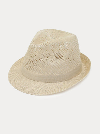 Vintage Upturned Brim Summer Trilby