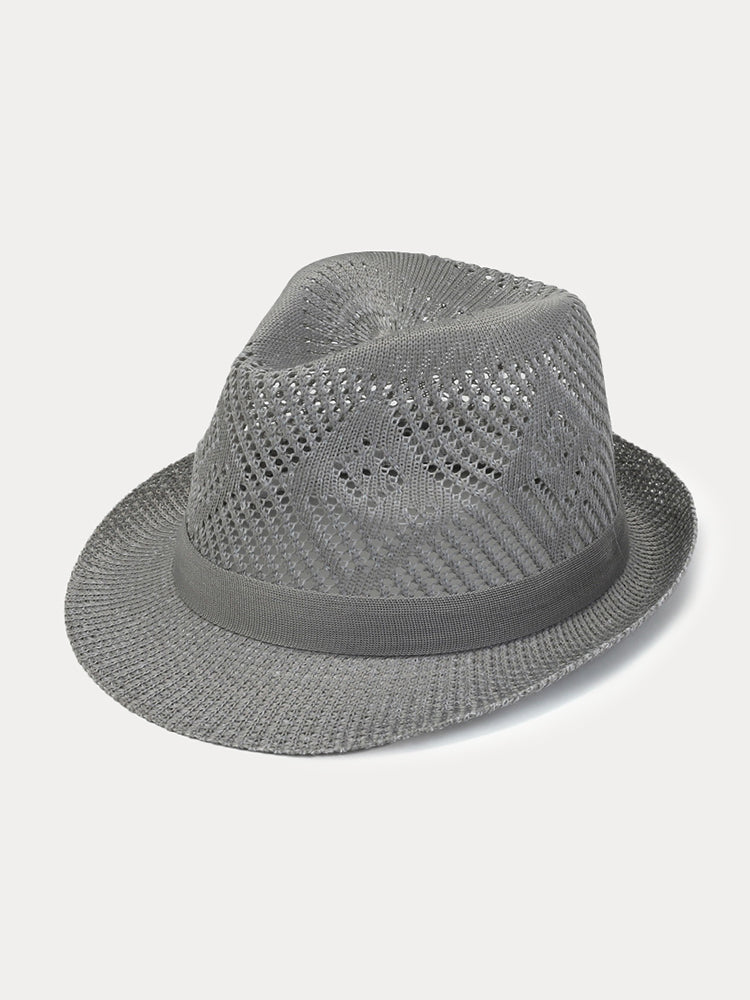 Vintage Upturned Brim Summer Trilby