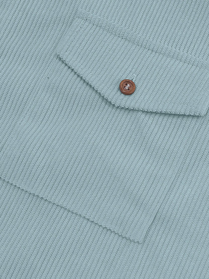 Men's Relaxed Ribbed Knit Short Sleeve Shirt