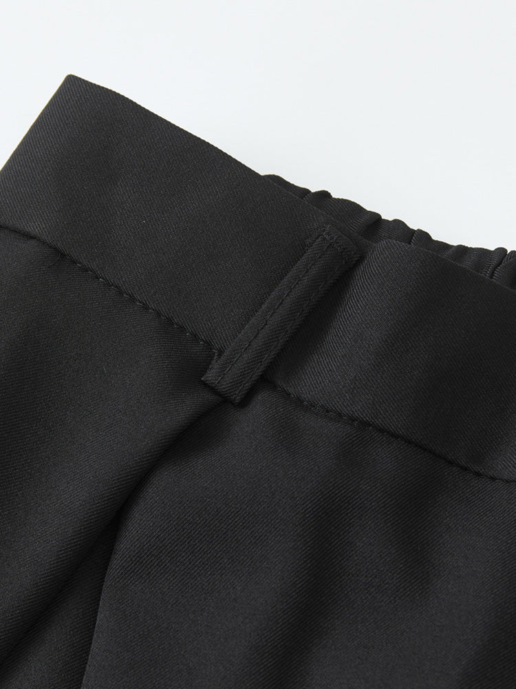 High Waist Loose Casual Suit Pleated Wide Leg Dress Pants