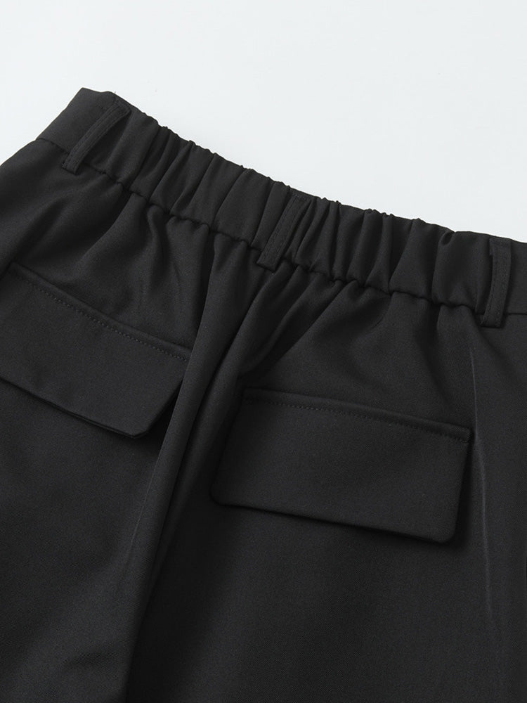 High Waist Loose Casual Suit Pleated Wide Leg Dress Pants