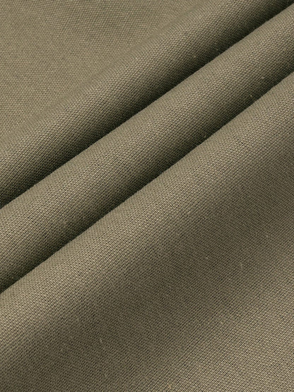 Pleated Wide Leg Washed Linen Pants