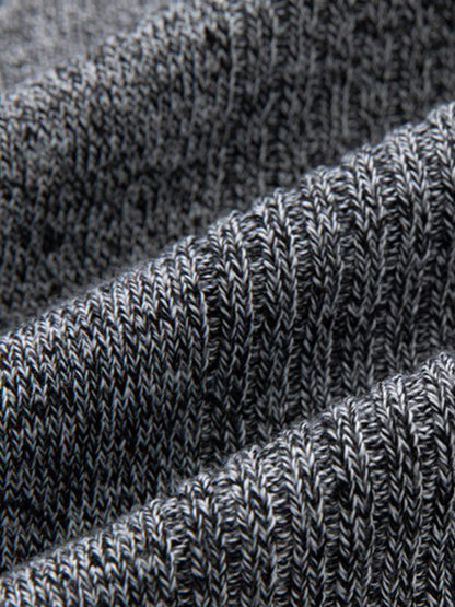 Solid Ribbed Knit Open Front Cardigan