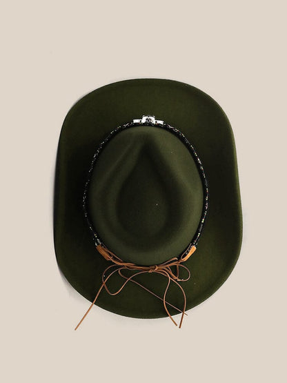Classic 100% Wool Cowboy Hat