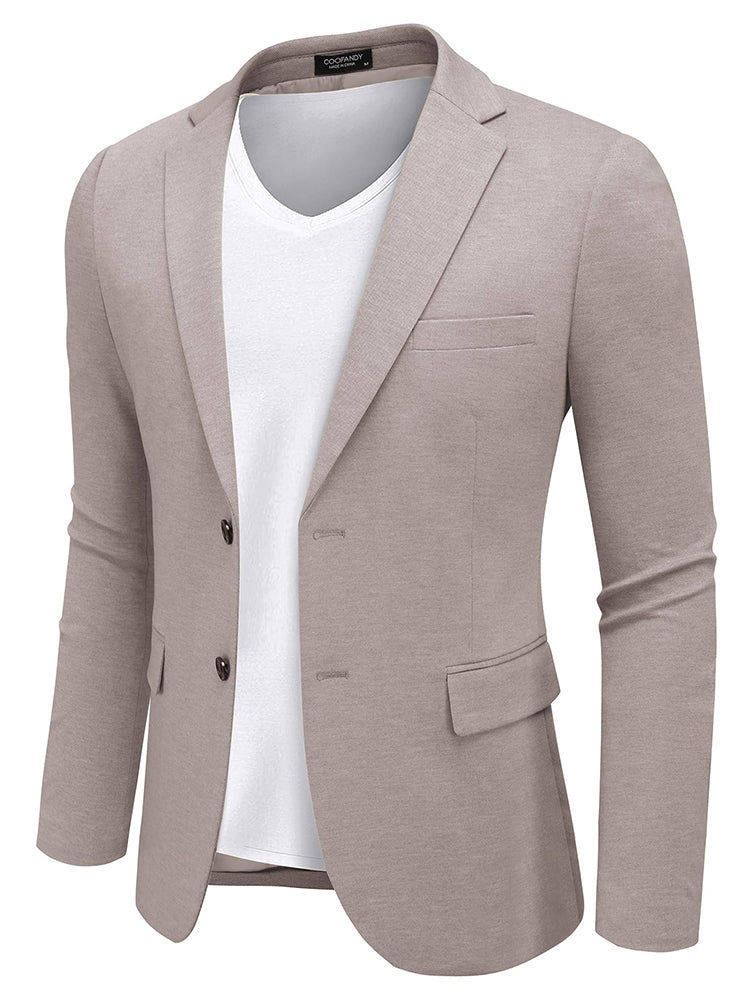 Business Casual Two Buttons Suit Jacket Blazer (US Only)