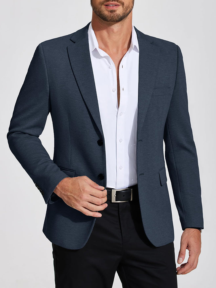 Business Casual Two Buttons Suit Jacket Blazer (US Only)