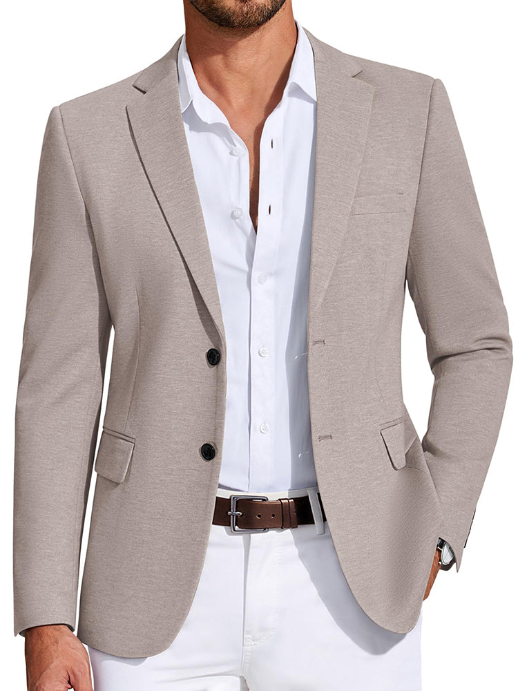 Business Casual Two Buttons Suit Jacket Blazer (US Only)