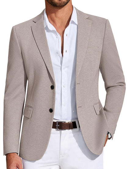Business Casual Two Buttons Suit Jacket Blazer (US Only)