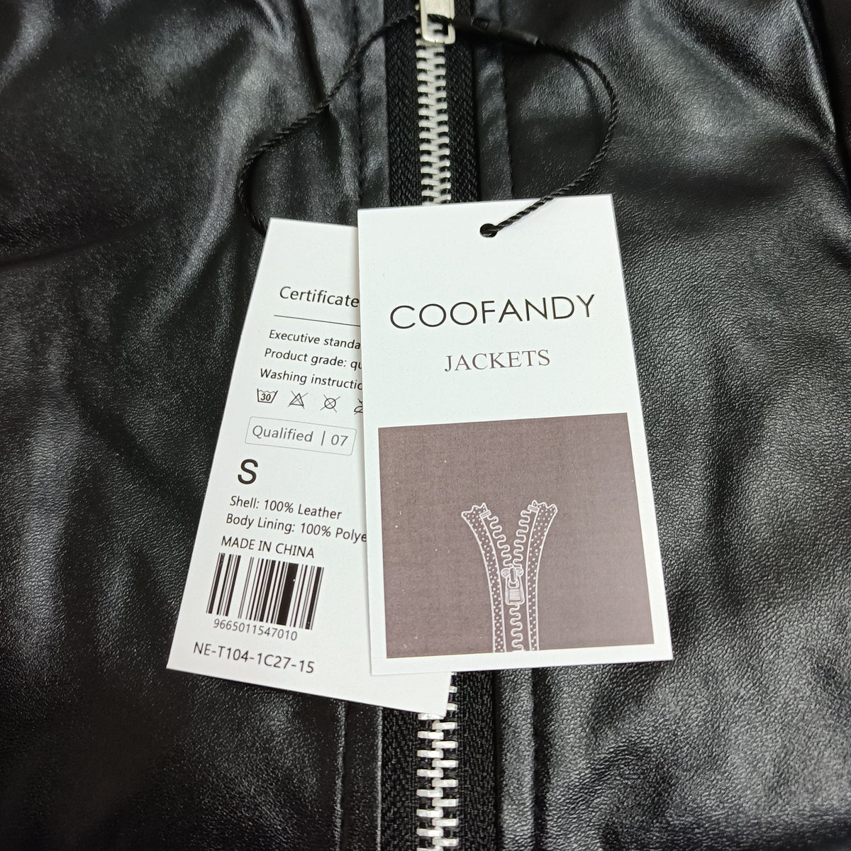 Coofandy Classic Leather Jacket