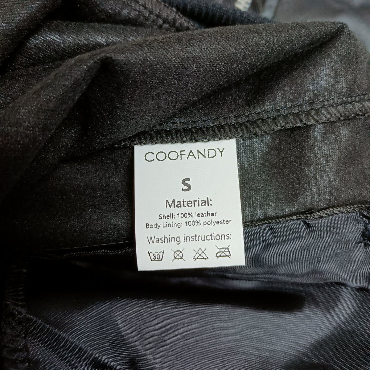 Coofandy Classic Leather Jacket