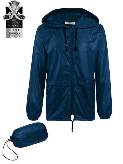 Packable Classic Cycling Outdoor Waterproof Raincoat (US Only)