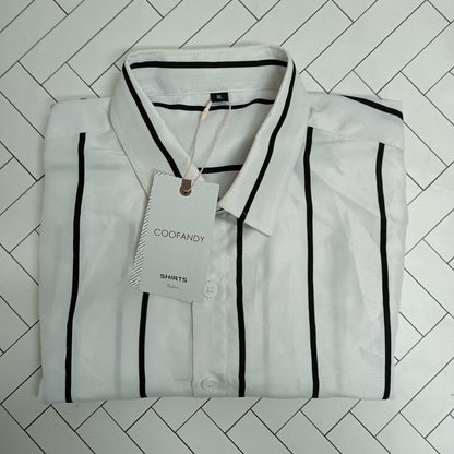 Coofandy Simple Striped Shirt